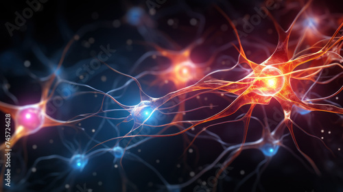 Image of nerves or neural network.