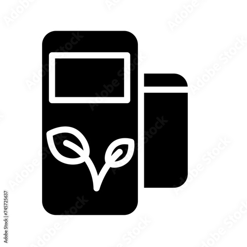 Chemical Engine Ethanol Glyph Icon