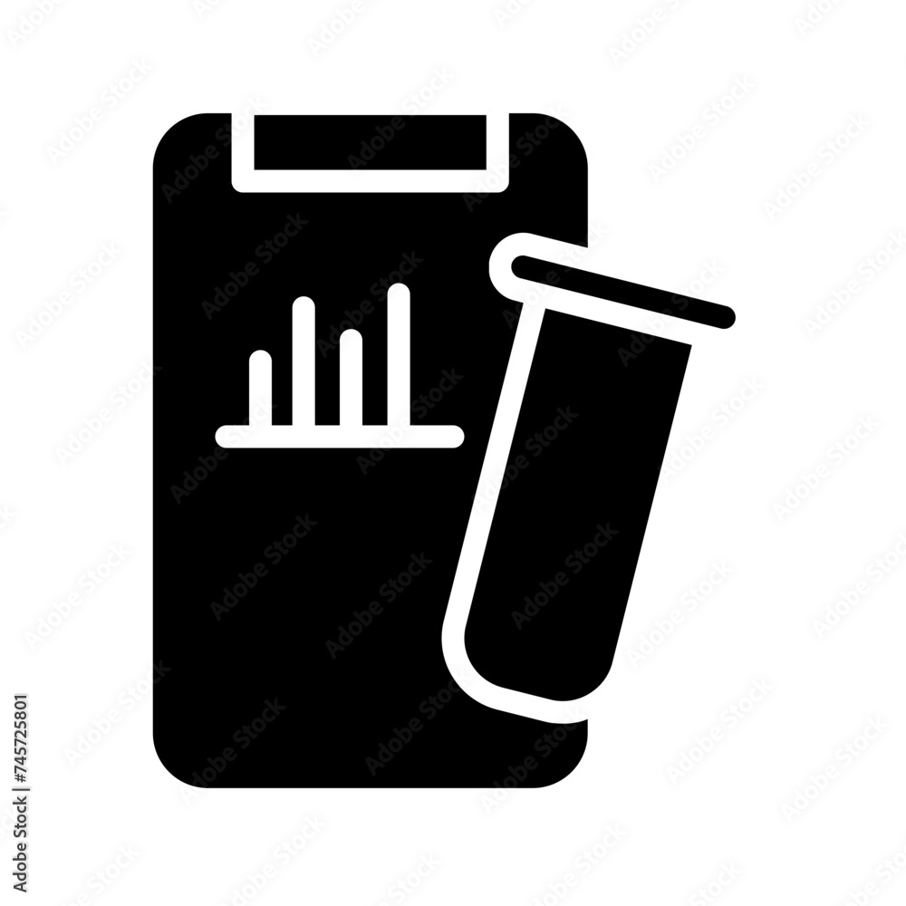Research Science Test Glyph Icon