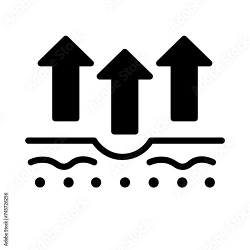 Acne Care Hole Glyph Icon