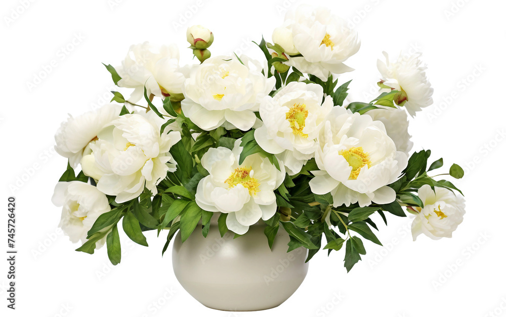 Captivating Floral Arrangement Featuring Roses, Lilies, and Daisies - xaadfysa Isolated on Transparent Background PNG.