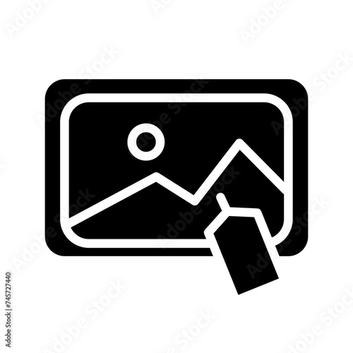 Painting Selling Buy Glyph Icon