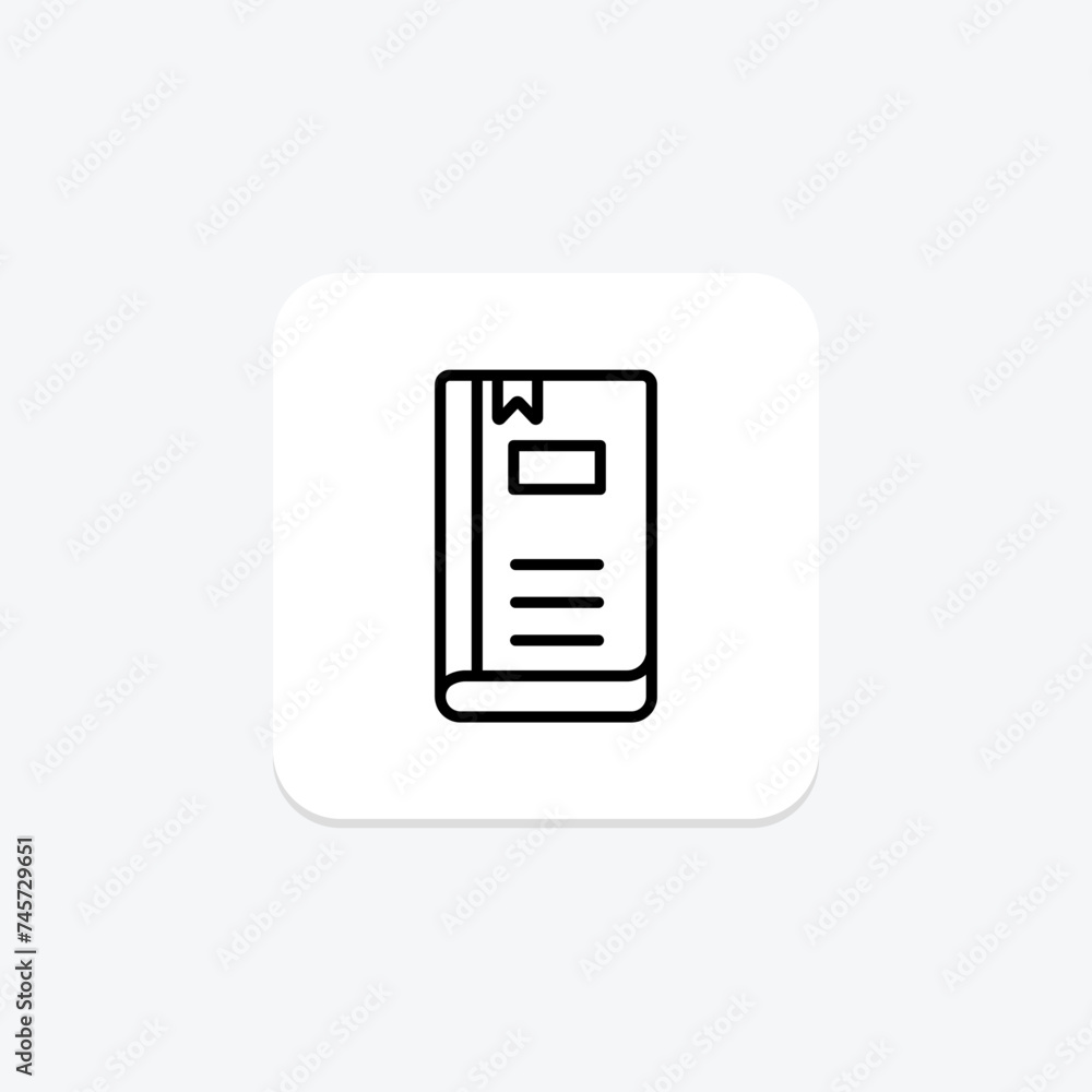 Books icon, literature, reading, library, novels line icon, editable vector icon, pixel perfect, illustrator ai file Books icon, literature, reading, library, novels line icon, editable vector icon, pixel perfect, illustrator ai file