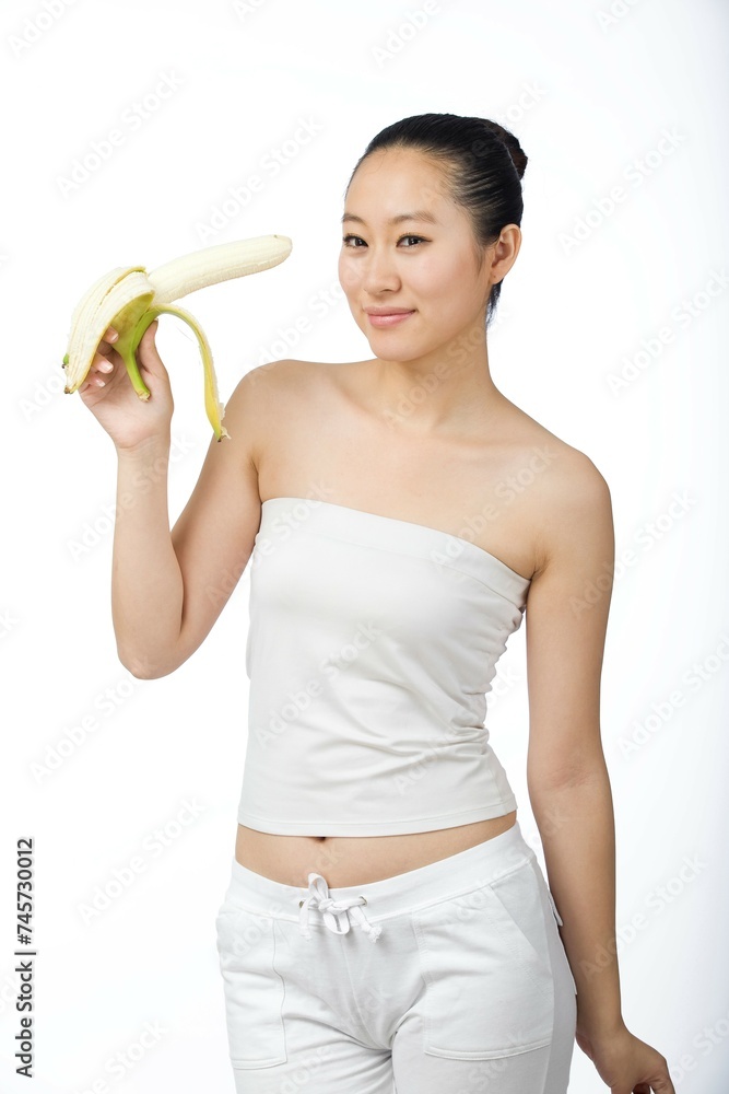 Woman in leisure time