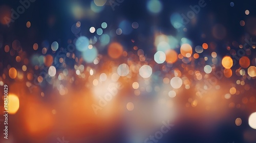 Abstract background with bokeh defocused lights and shadow