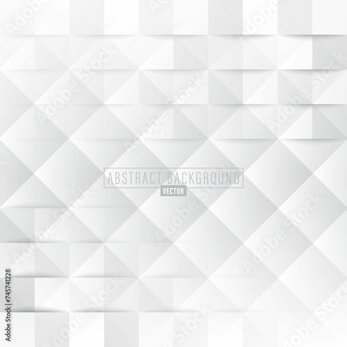 White-Geometric-Background