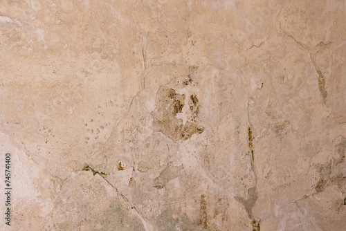 Texture of an old whitewashed wall
