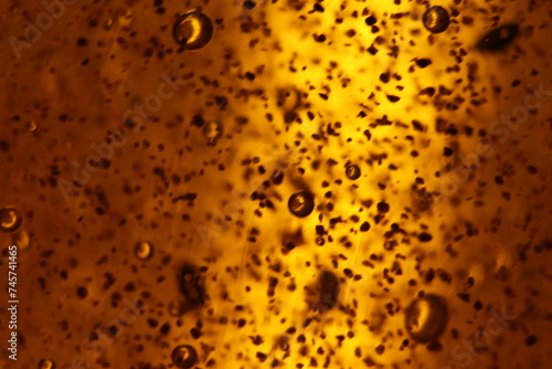 abstract golden background bubbles rare shapes different