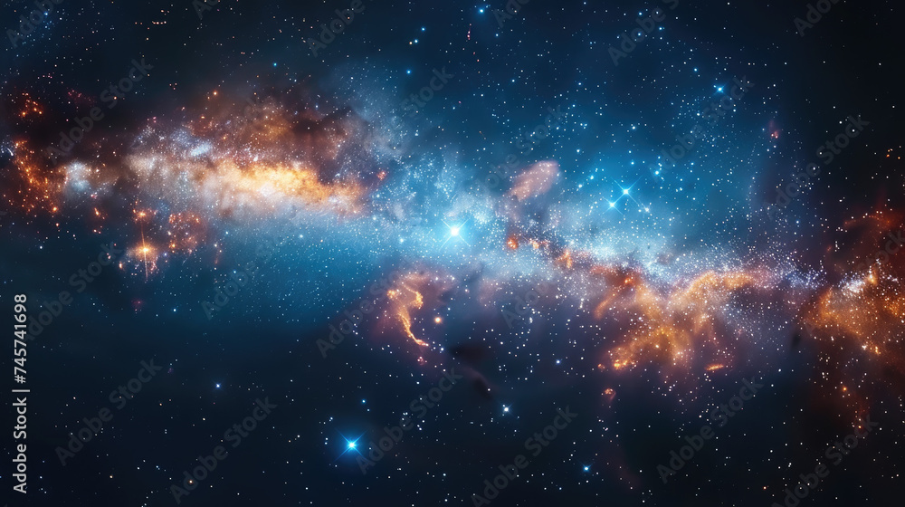 Fototapeta premium galaxy in space