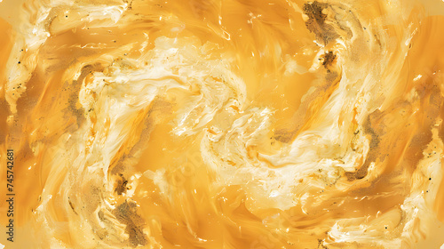 Opulent Gold Marble Swirl Background with Yellow Highlights for Premium Designs