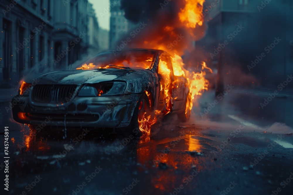 car fire car fire