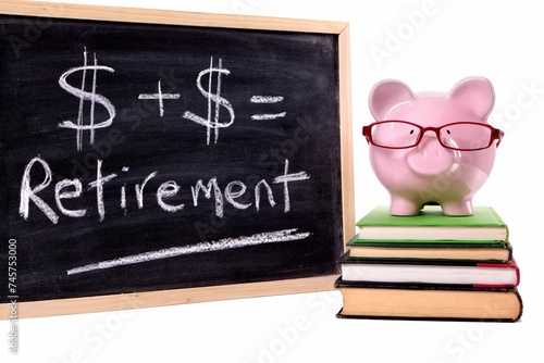 Piggy Bank With Retirement Calculation