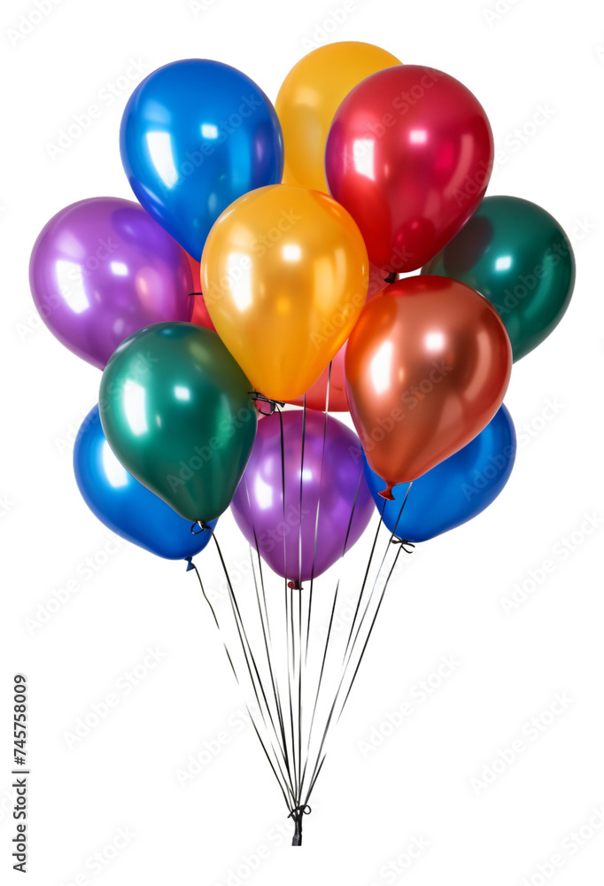 A bunch of neon-colored balloons, bright and fluorescent. A bunch of neon-colored balloons, bright and fluorescent.