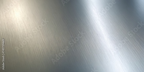 metal Brushed aluminum background or texture photo