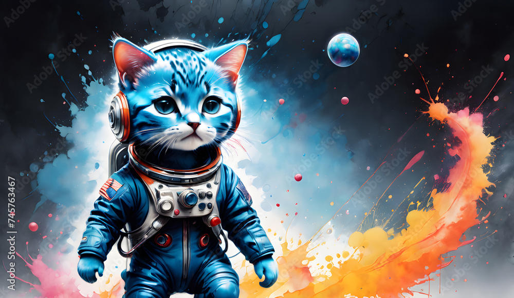 Fantasy Cat in Space Fantasy Cat in Space