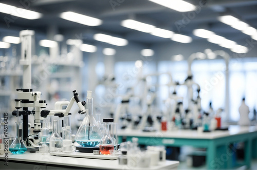 laboratory equipment in laboratory