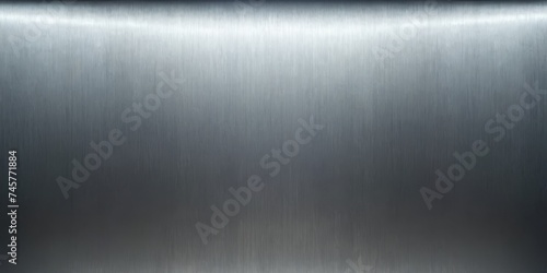 Silver texture background metal banner