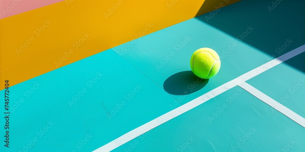 Tennis minimalistic background