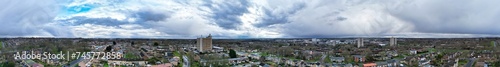 Panoramic View of Stevenage City of England Great Britain © Altaf Shah