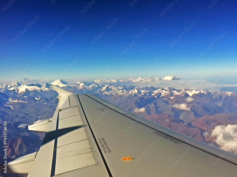 Flying from Buenos Aires, to Santiago de Chile