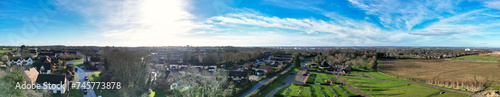 Panoramic View of Stevenage City of England Great Britain