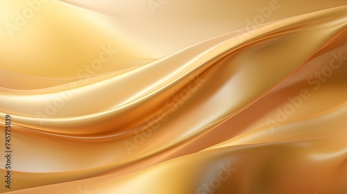 Luxury golden color Abstract wave background. Abstract soft color waves