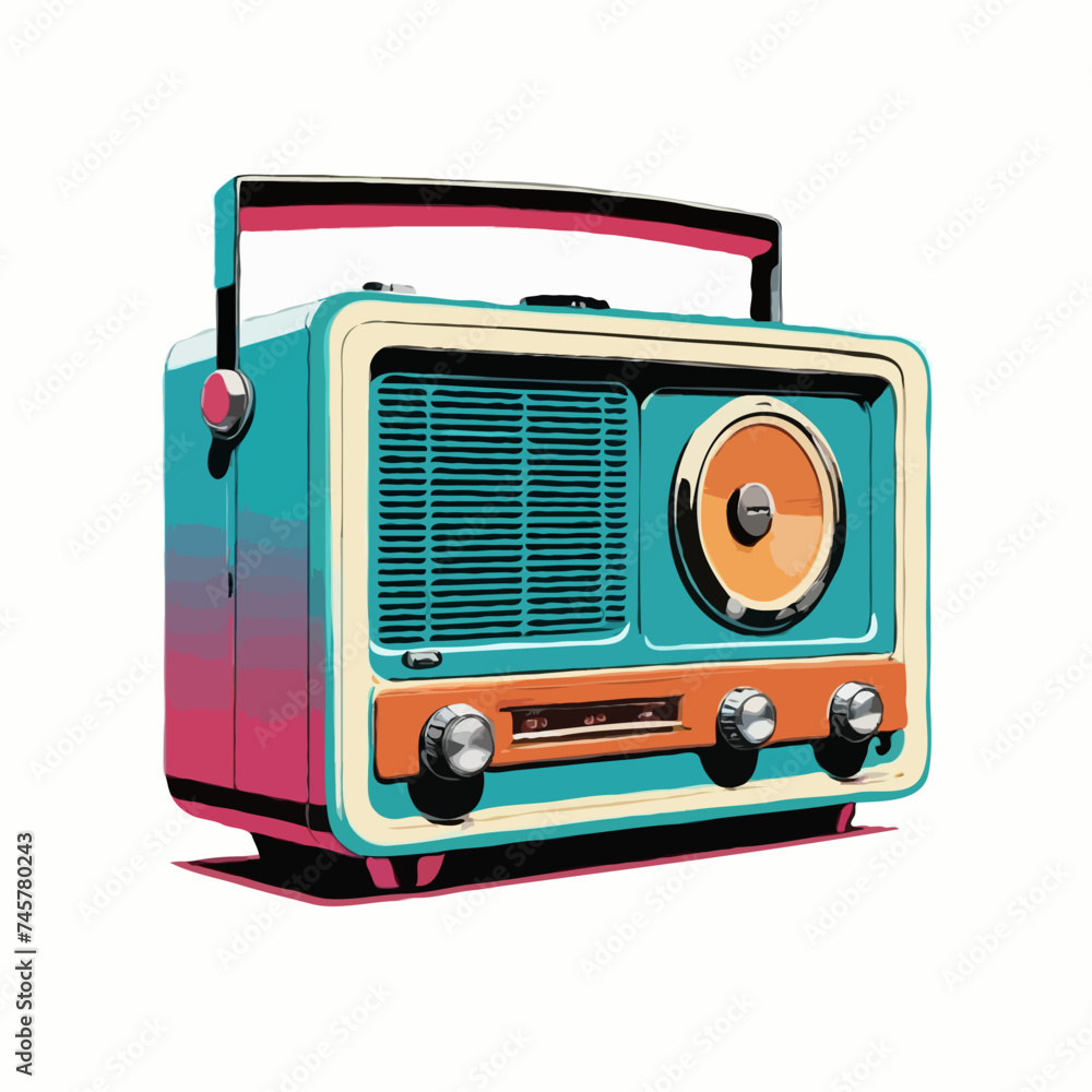 retro radio isolated on white
retro radio isolated on white