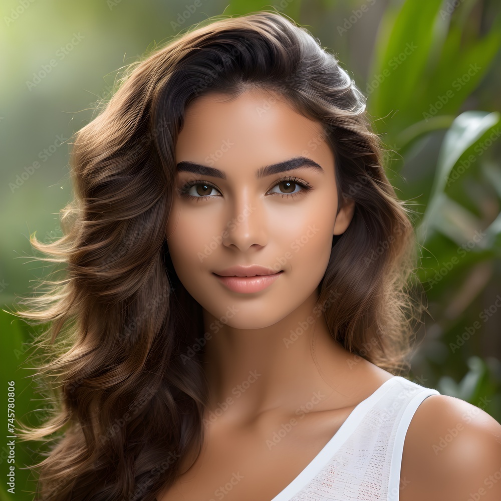 Professional Headshot of a 20-year-old Brazilian Girl with Radiant Confidence Professional Headshot of a 20-year-old Brazilian Girl with Radiant Confidence