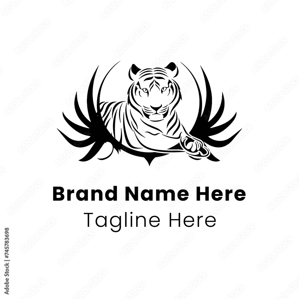 Tiger Face Brand Logo