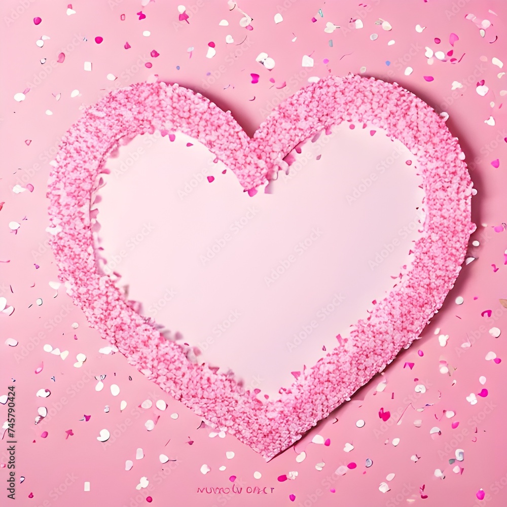 pink heart background with hearts