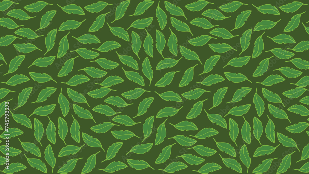 green leaves seamless pattern green leaves seamless pattern