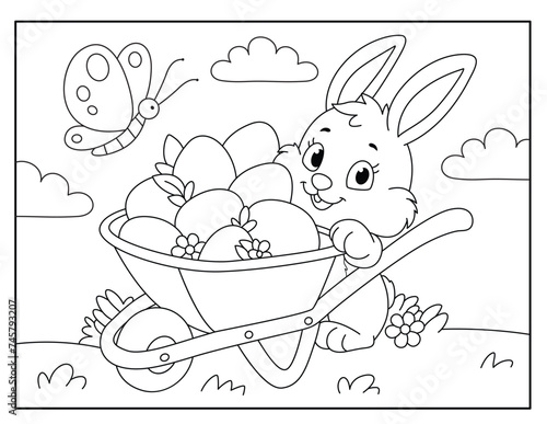 Photography Easter Coloring Pages for Kids