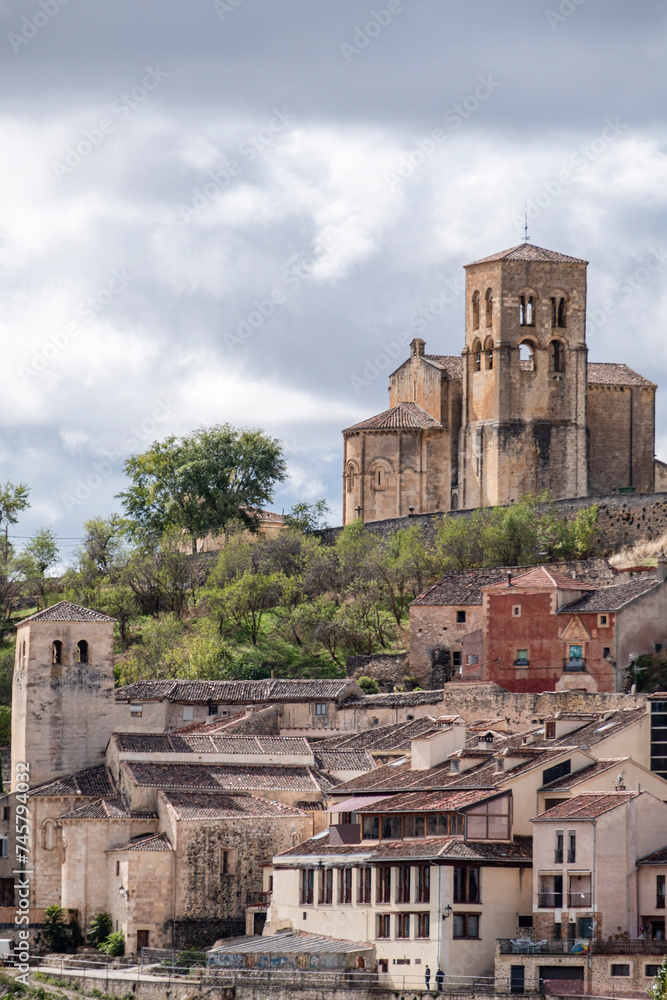 Church of El Salvador, Castilian Romanesque, Sepúlveda., Segovia province, Spain