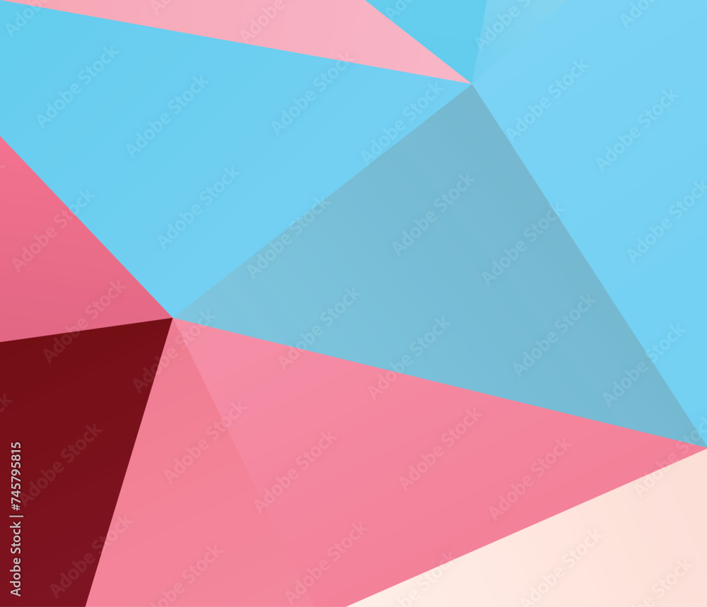 Obraz premium Abstract geometric vector polygon background