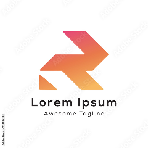 Free Download vector letter r creative logo icon - GFXLoad