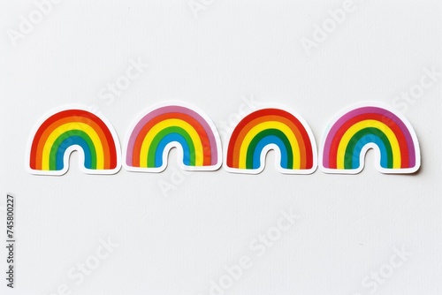 LGBTQ Sticker lgbtq pride sticker for door design. Rainbow transfeminine love motive asexual love diversity Flag. Colored lgbt parade gender dysphoria. Gender speech joint teamwork efforts