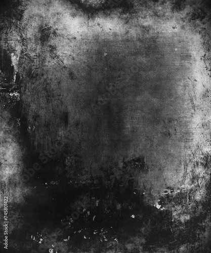 Dark grunge background, scratched wall, damaged texture