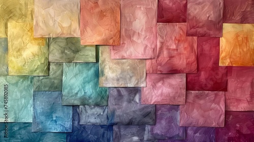 Colorful painted paper sheets, Colorful textured background, Shiny colorful structure backdrop