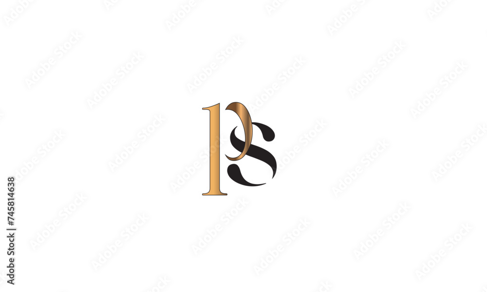 PS, SP, S, P Abstract Letters Logo Monogram PS, SP, S, P Abstract Letters Logo Monogram