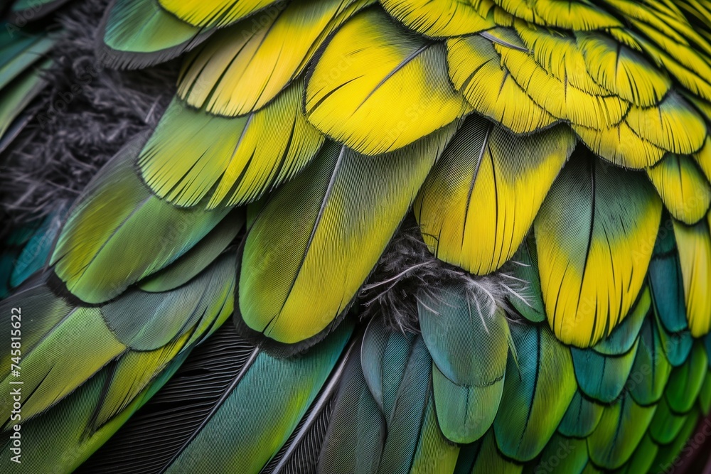 Fototapeta premium Beautiful abstract feathers background, feather texture and pattern, feather wallpaper