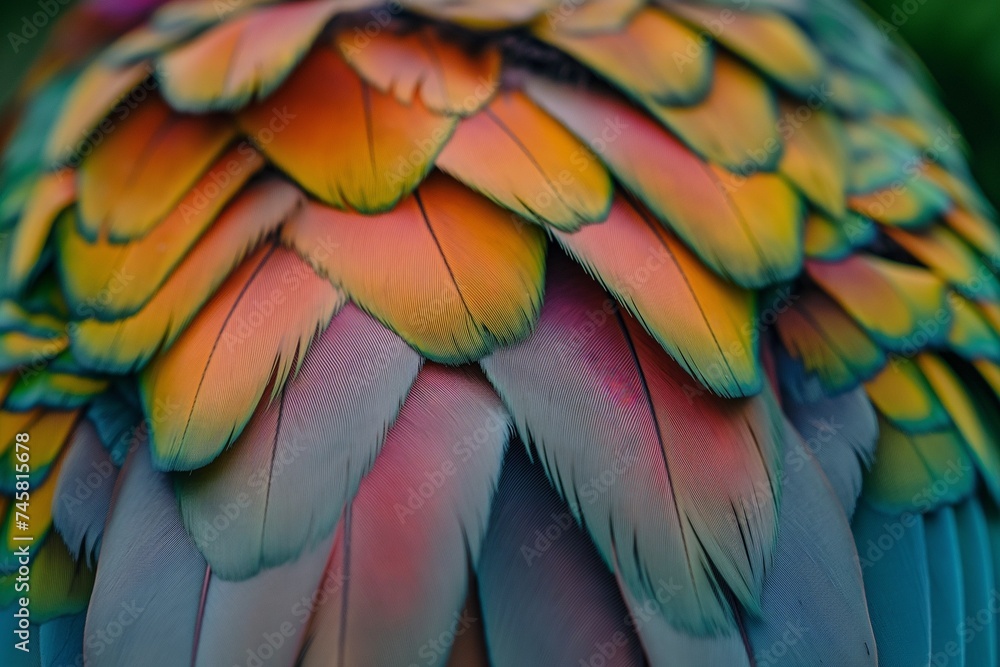 Fototapeta premium Beautiful abstract feathers background, feather texture and pattern, feather wallpaper