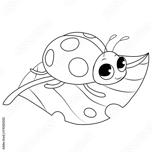 Bug coloring book for kids	