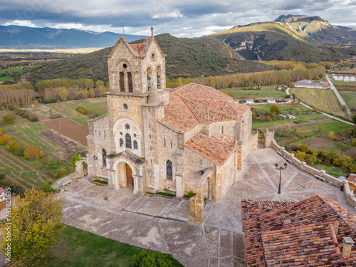 Parish church of San Vicente M  rtir and San Sebasti  n  Fr  as  province of Burgos  region of Las Merindades  Spain