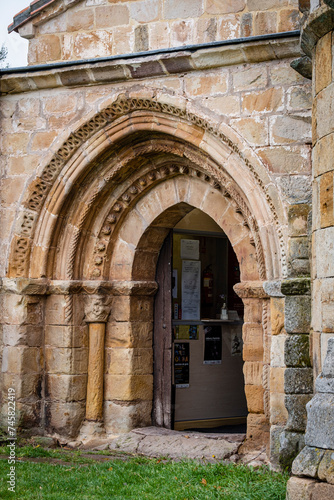 church of Santa Mar  a La Mayor  Romanesque  12th century  Villacantid Cantabria  Spain