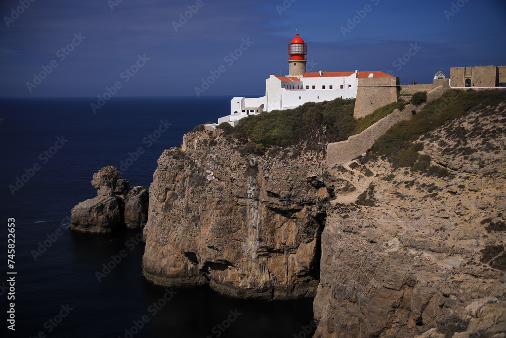most western lighthouse on continental europe in Sagres, Portugal