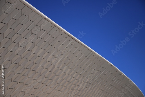 the edge of the roof from MAAT building in Lisbon