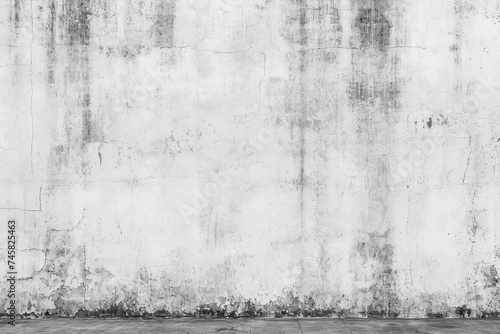 白色 グレー コンクリート アスファルト 石 壁 壁紙 レトロ ビンテージ 背景 テクスチャ 汚れ, Generative AI