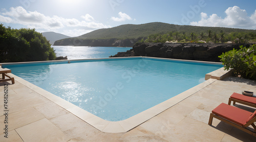 swimming pool in hotel