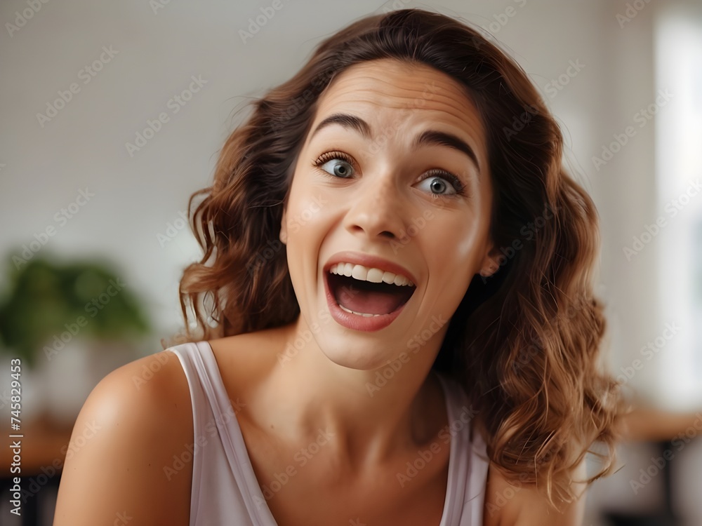 surprised woman,generative ai surprised woman,generative ai