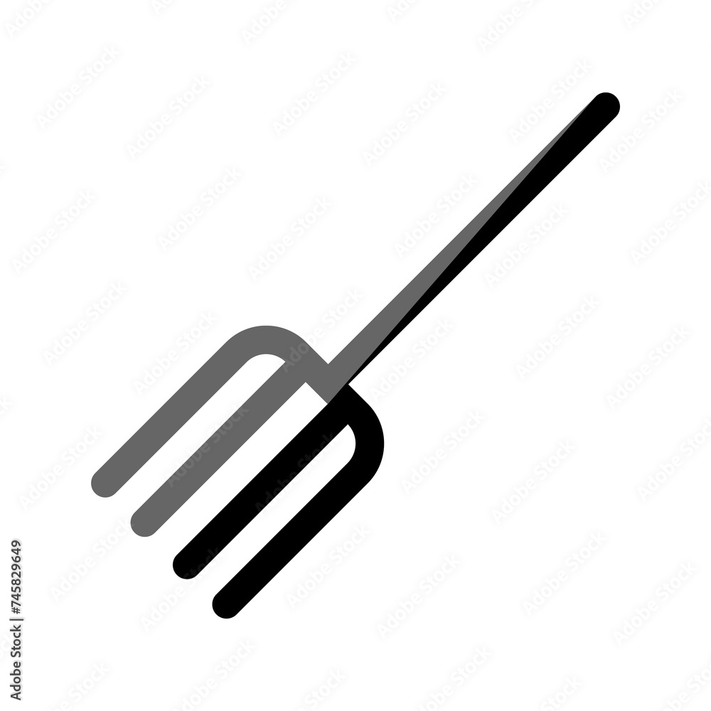 Naklejka premium Fork Gardening icon PNG